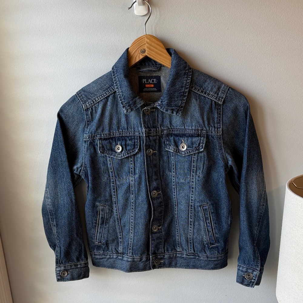 Child’s Place‎ Girls Dark Wash Jean Denim Jacket